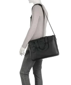 Burkely Business- & Laptop Bags-Minimal Mason Briefcase 15″ grained leather