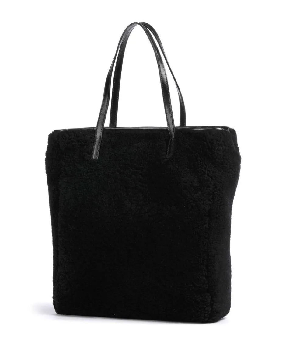 The Bridge Tote Bags-Mirra Wow Tote bag fur, cow leather