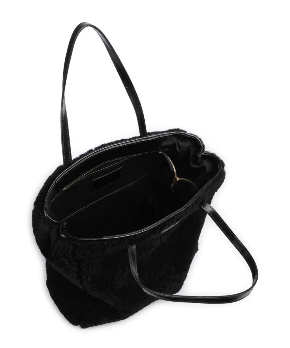 The Bridge Tote Bags-Mirra Wow Tote bag fur, cow leather