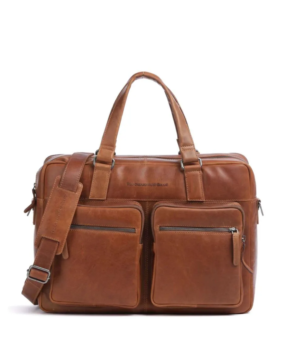 The Chesterfield Brand Business- & Laptop Bags-Misha Briefcase 17″ pull-up cow leather