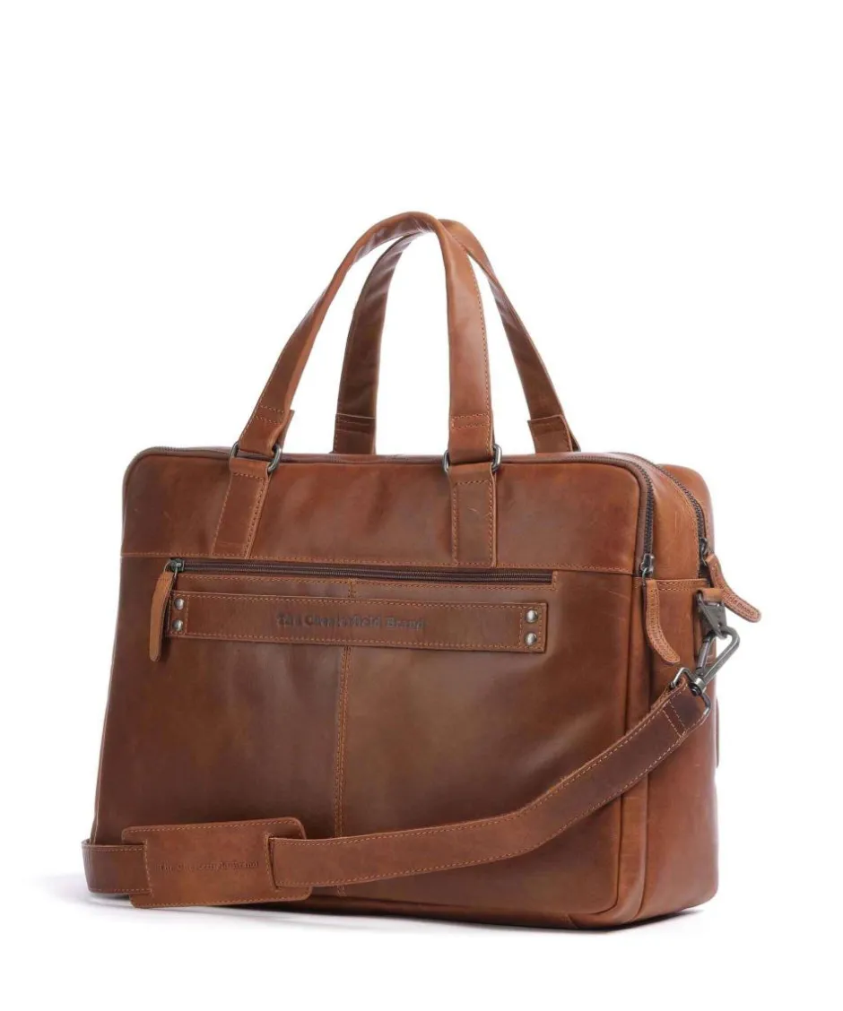 The Chesterfield Brand Business- & Laptop Bags-Misha Briefcase 17″ pull-up cow leather