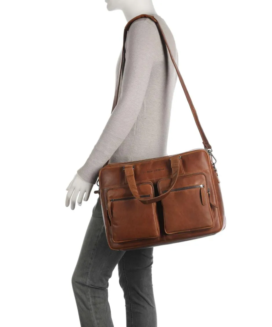 The Chesterfield Brand Business- & Laptop Bags-Misha Briefcase 17″ pull-up cow leather