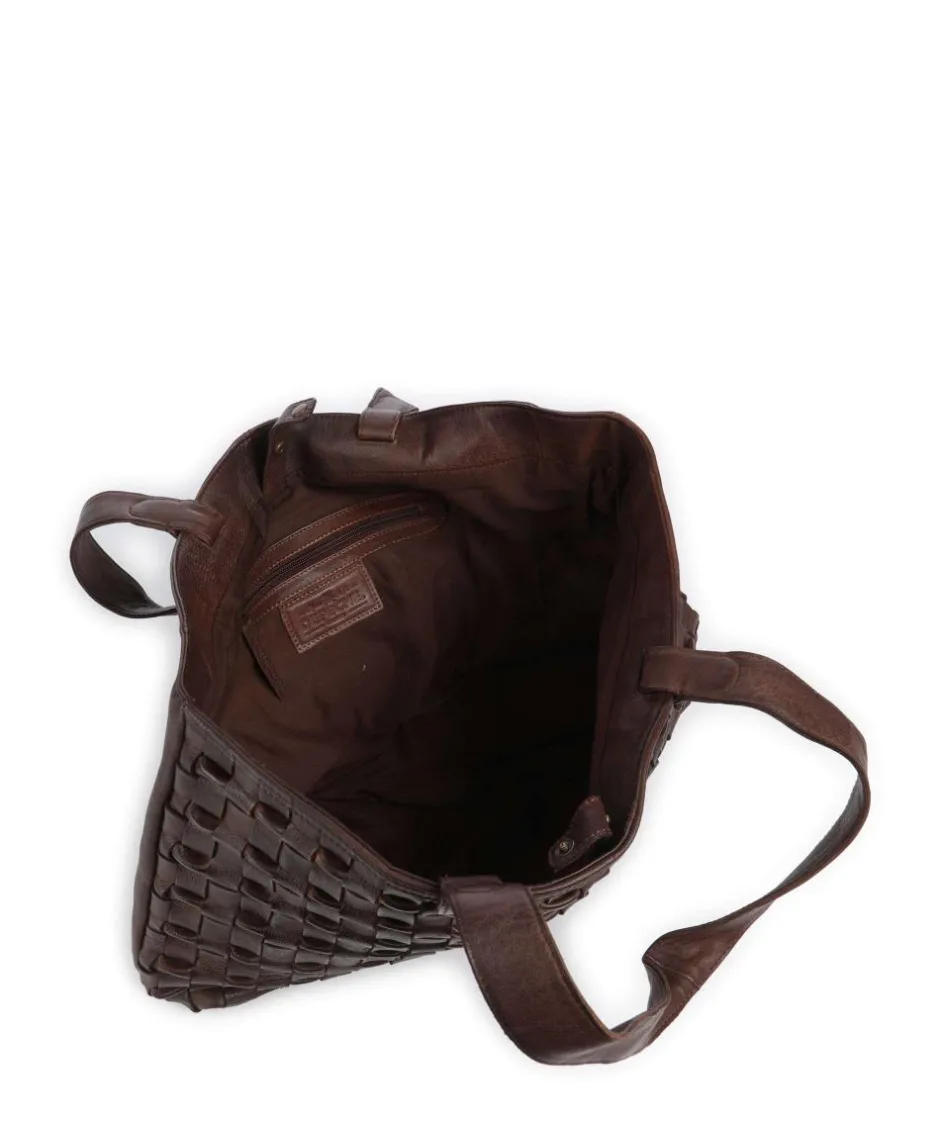 Depeche Tote Bags-Modern Handcraft Tote bag grained leather