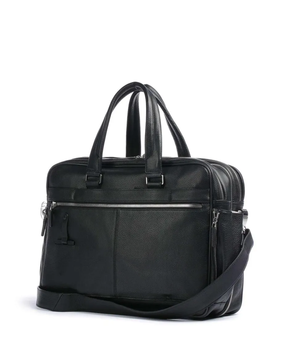 Piquadro Business- & Laptop Bags-Modus Briefcase 16″ grained cow leather