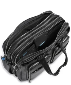Piquadro Business- & Laptop Bags-Modus Briefcase 16″ grained cow leather