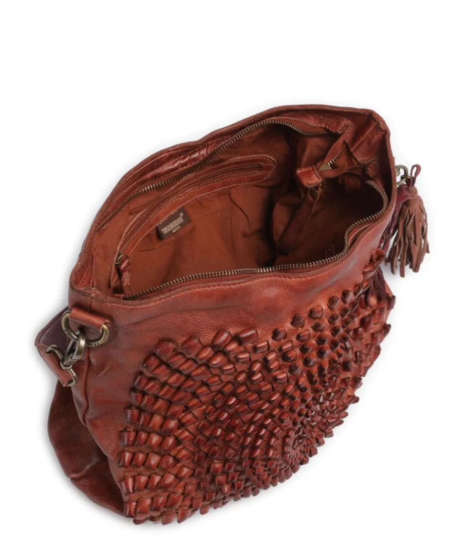Taschendieb Wien Shoulder Bags|Hobo Bags-Mondweg 3 Hobo bag grained cow leather