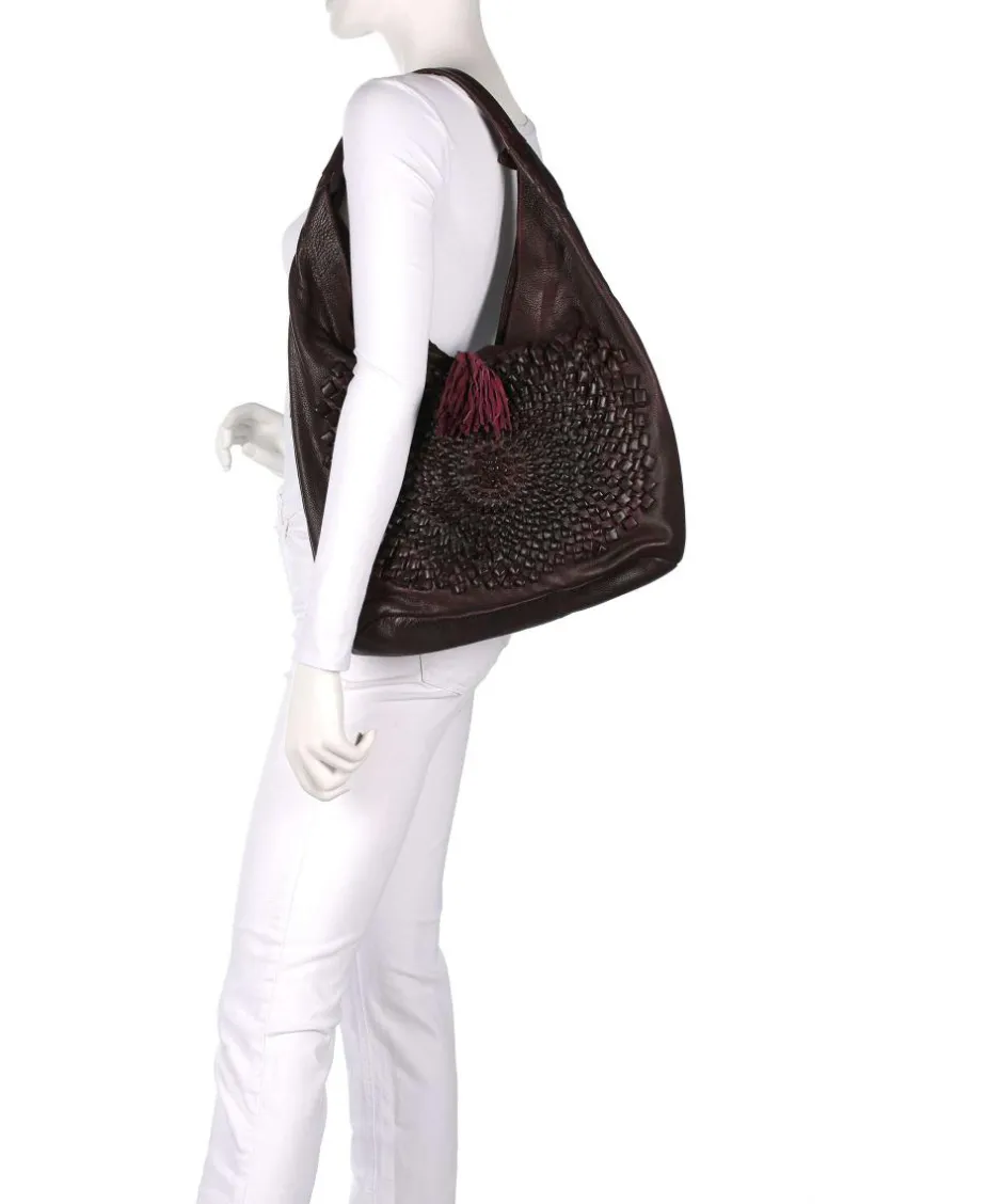 Taschendieb Wien Shoulder Bags|Hobo Bags-Mondweg 1 Hobo bag grained cow leather