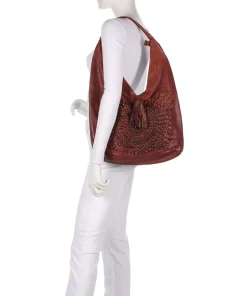 Taschendieb Wien Shoulder Bags|Hobo Bags-Mondweg 1 Hobo bag grained cow leather