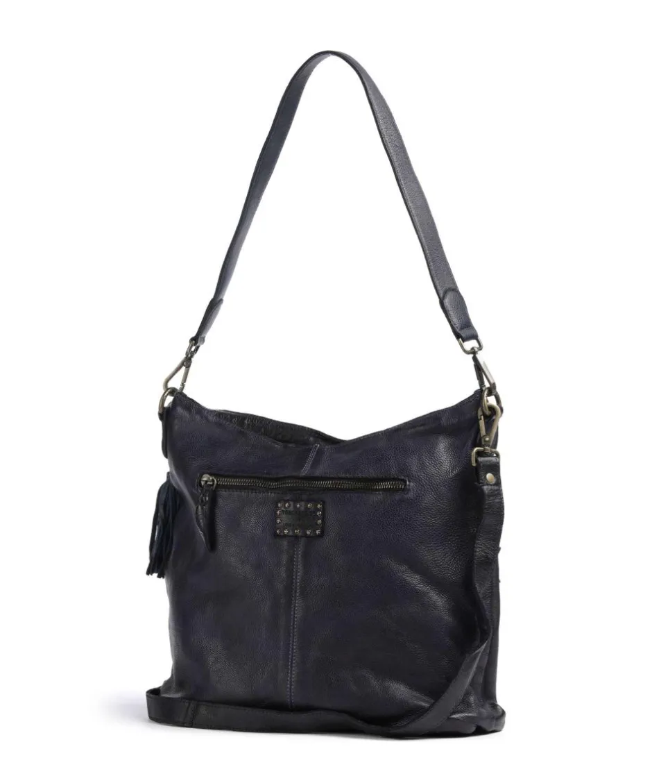 Taschendieb Wien Shoulder Bags|Hobo Bags-Mondweg 3 Hobo bag grained cow leather