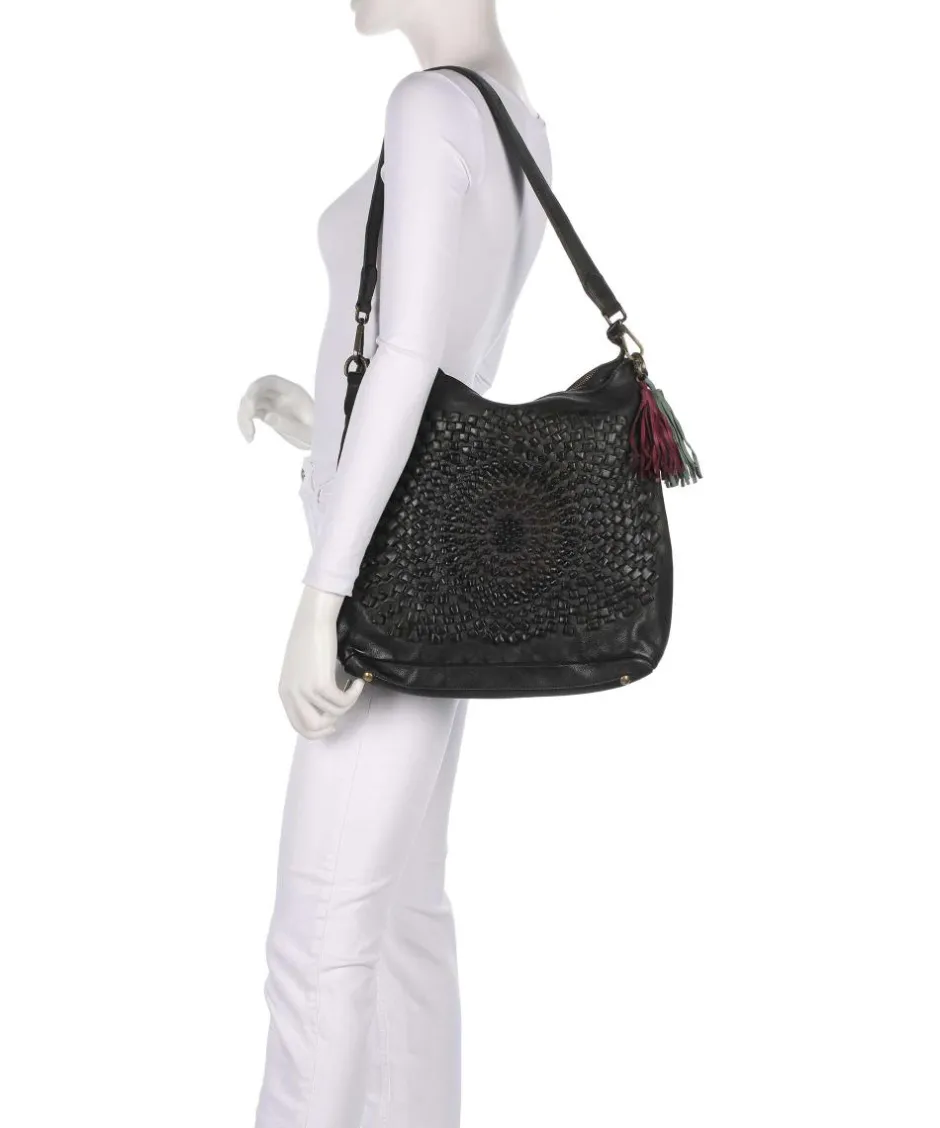 Taschendieb Wien Shoulder Bags|Hobo Bags-Mondweg 3 Hobo bag grained cow leather