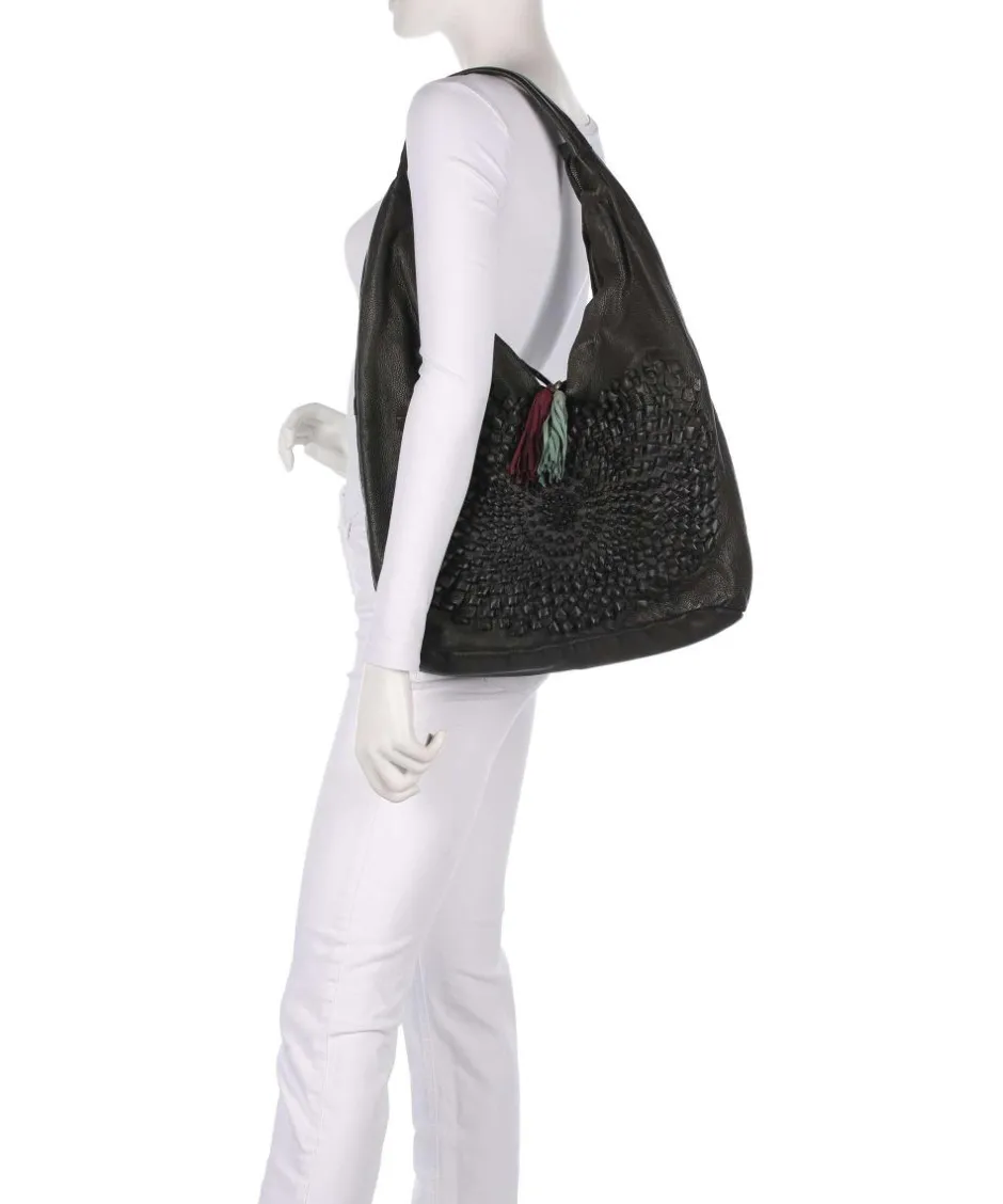 Taschendieb Wien Shoulder Bags|Hobo Bags-Mondweg 1 Hobo bag grained cow leather
