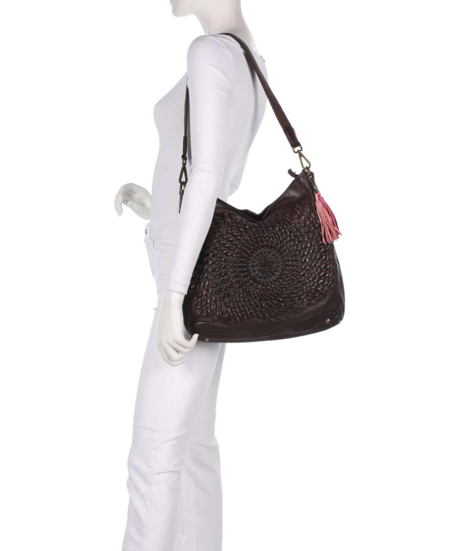 Taschendieb Wien Shoulder Bags|Hobo Bags-Mondweg 3 Hobo bag grained cow leather