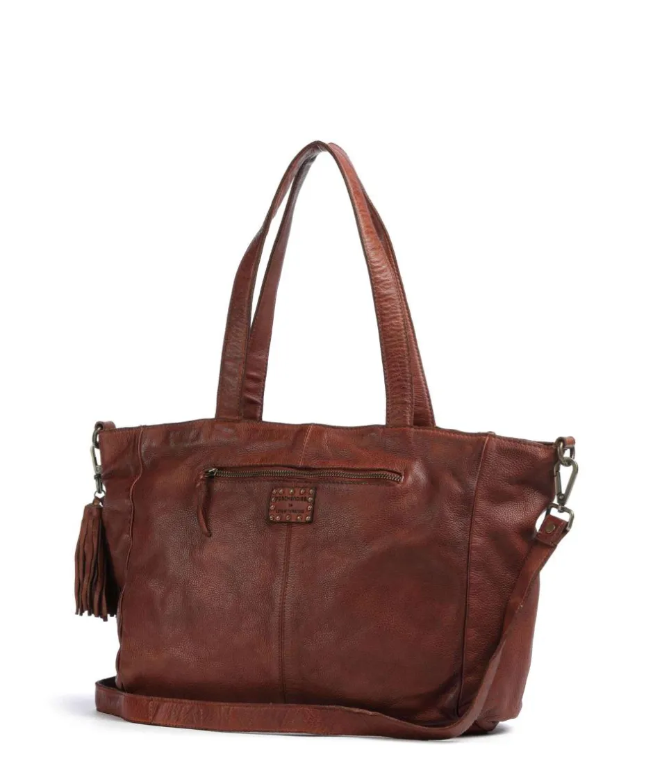 Taschendieb Wien Tote Bags-Mondweg 2 Tote bag grained cow leather