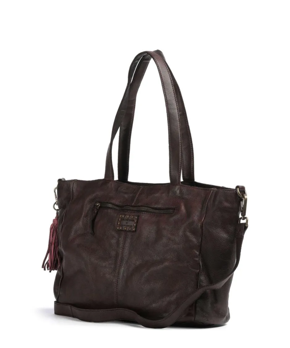 Taschendieb Wien Tote Bags-Mondweg 2 Tote bag grained cow leather