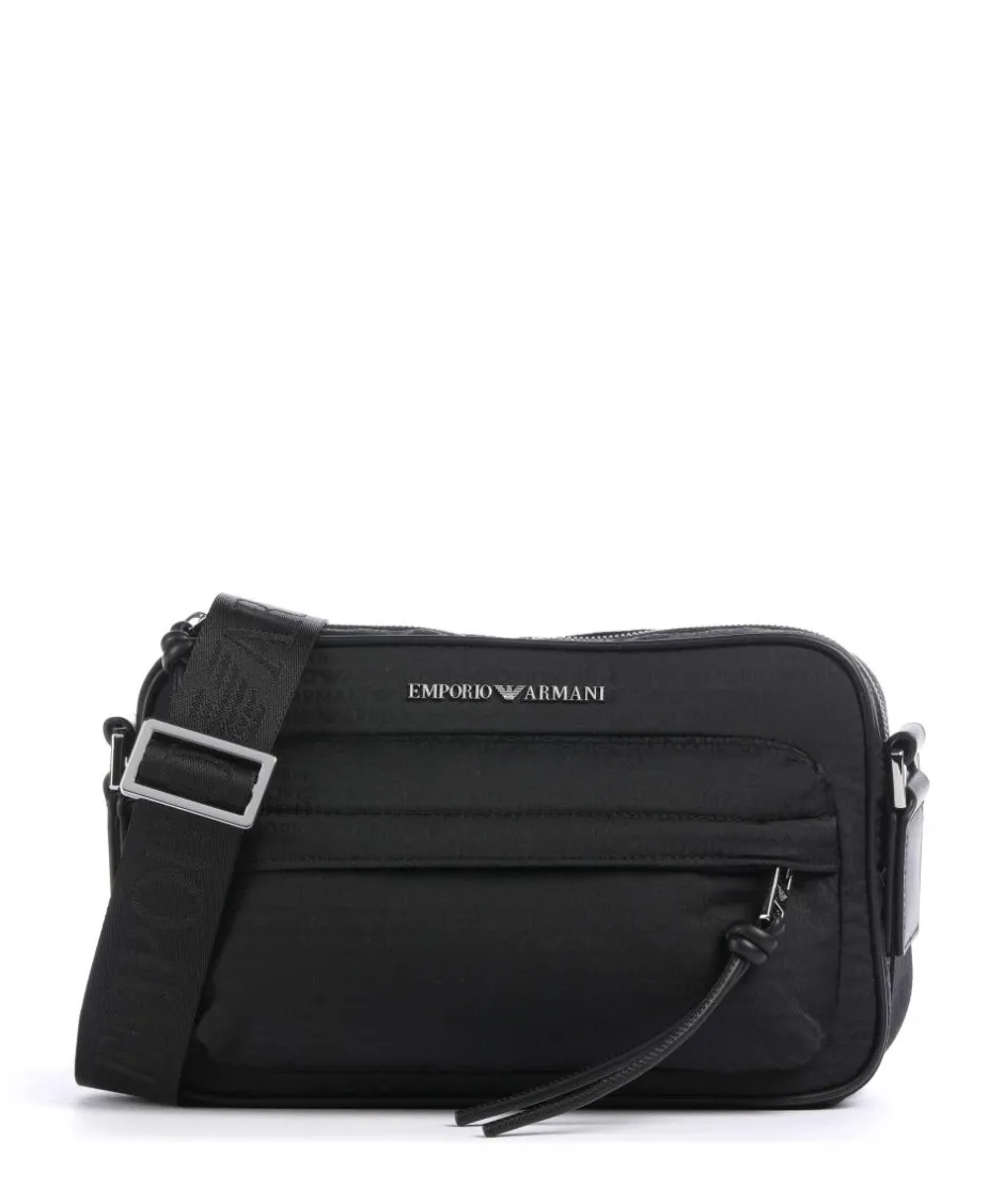 Emporio Armani Crossbody Bags-Monogram Crossbody bag nylon