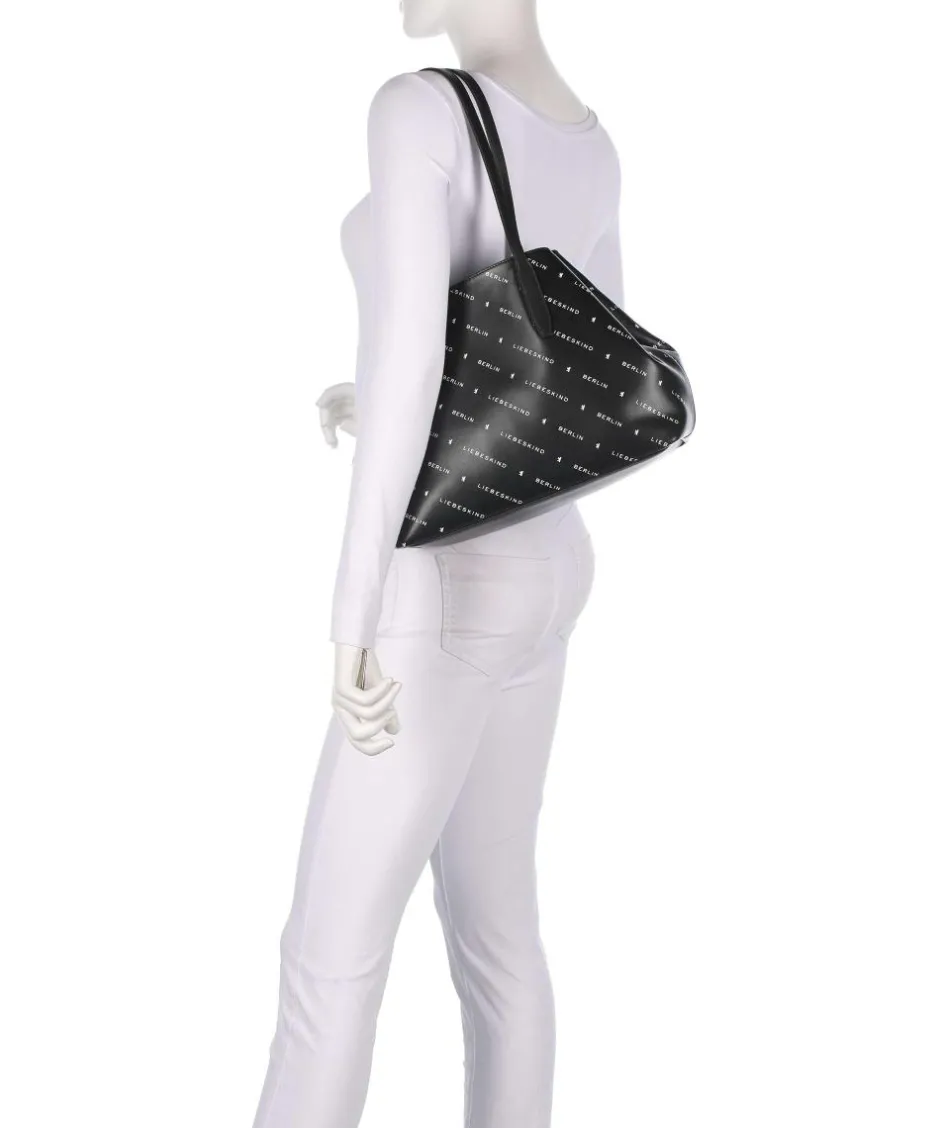 Liebeskind Tote Bags-Monogram Soft Nappa M Tote bag fine grain leather