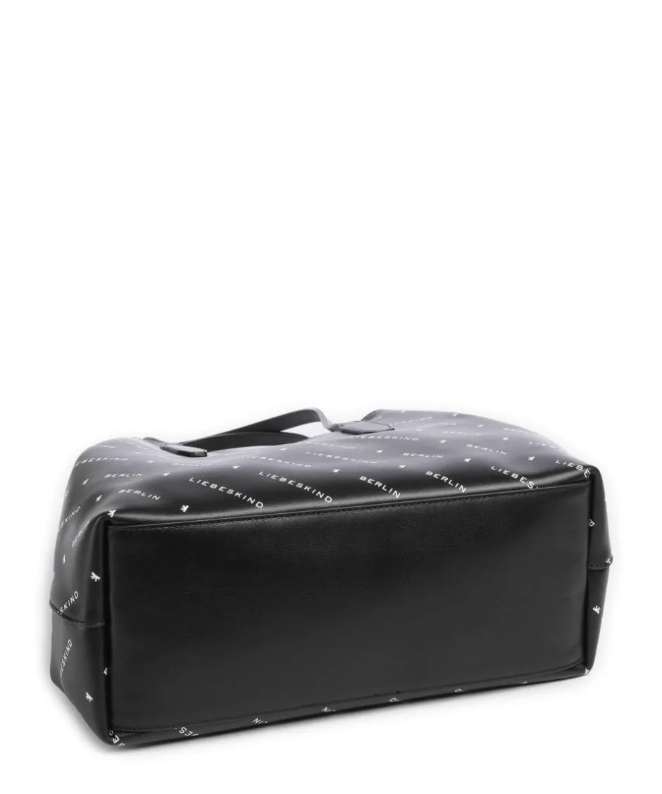 Liebeskind Tote Bags-Monogram Soft Nappa M Tote bag fine grain leather