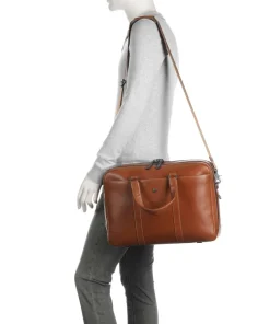 Jekyll & Hide Business- & Laptop Bags-Montana Briefcase 15″ fine grain cow leather