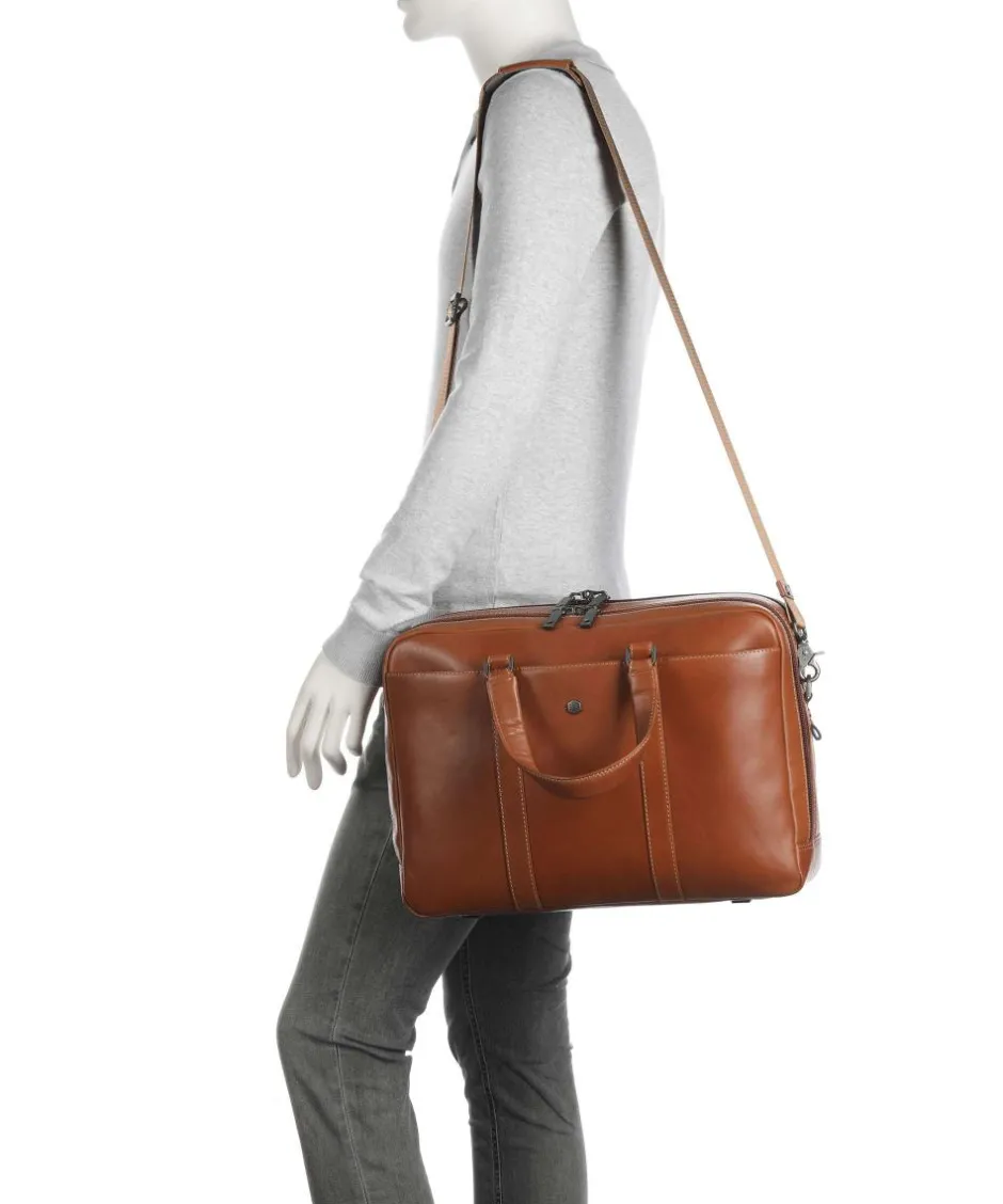 Jekyll & Hide Business- & Laptop Bags-Montana Briefcase 15″ fine grain cow leather