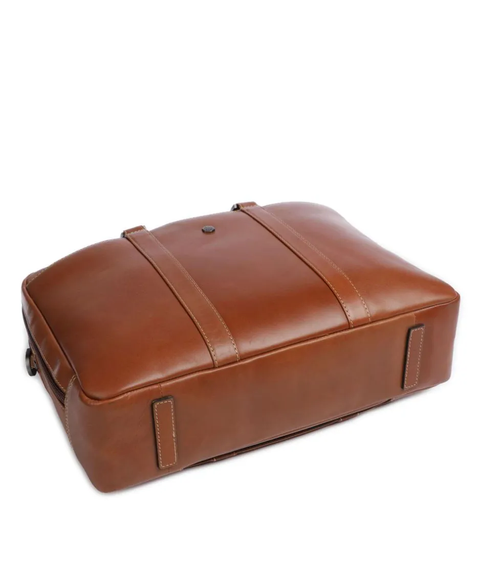 Jekyll & Hide Business- & Laptop Bags-Montana Briefcase 15″ fine grain cow leather