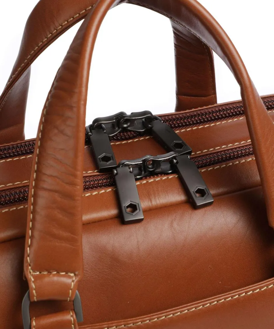 Jekyll & Hide Business- & Laptop Bags-Montana Briefcase 15″ fine grain cow leather