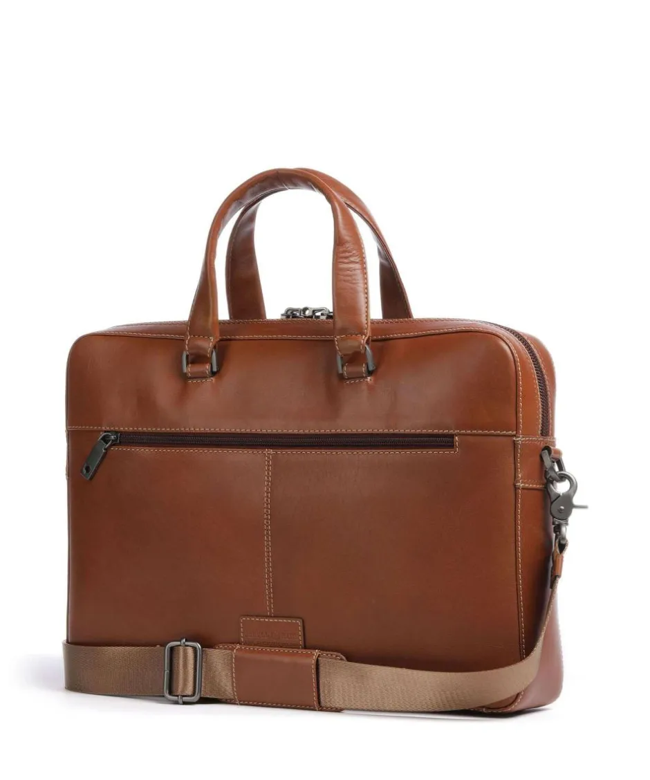 Jekyll & Hide Business- & Laptop Bags-Montana Briefcase 15″ fine grain cow leather