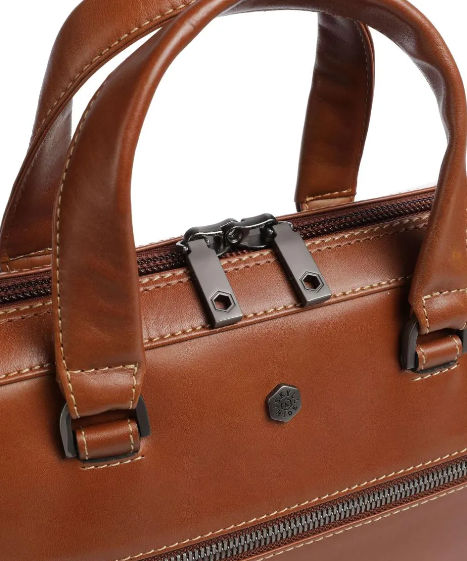 Jekyll & Hide Business- & Laptop Bags-Montana Briefcase 15″ fine grain cow leather