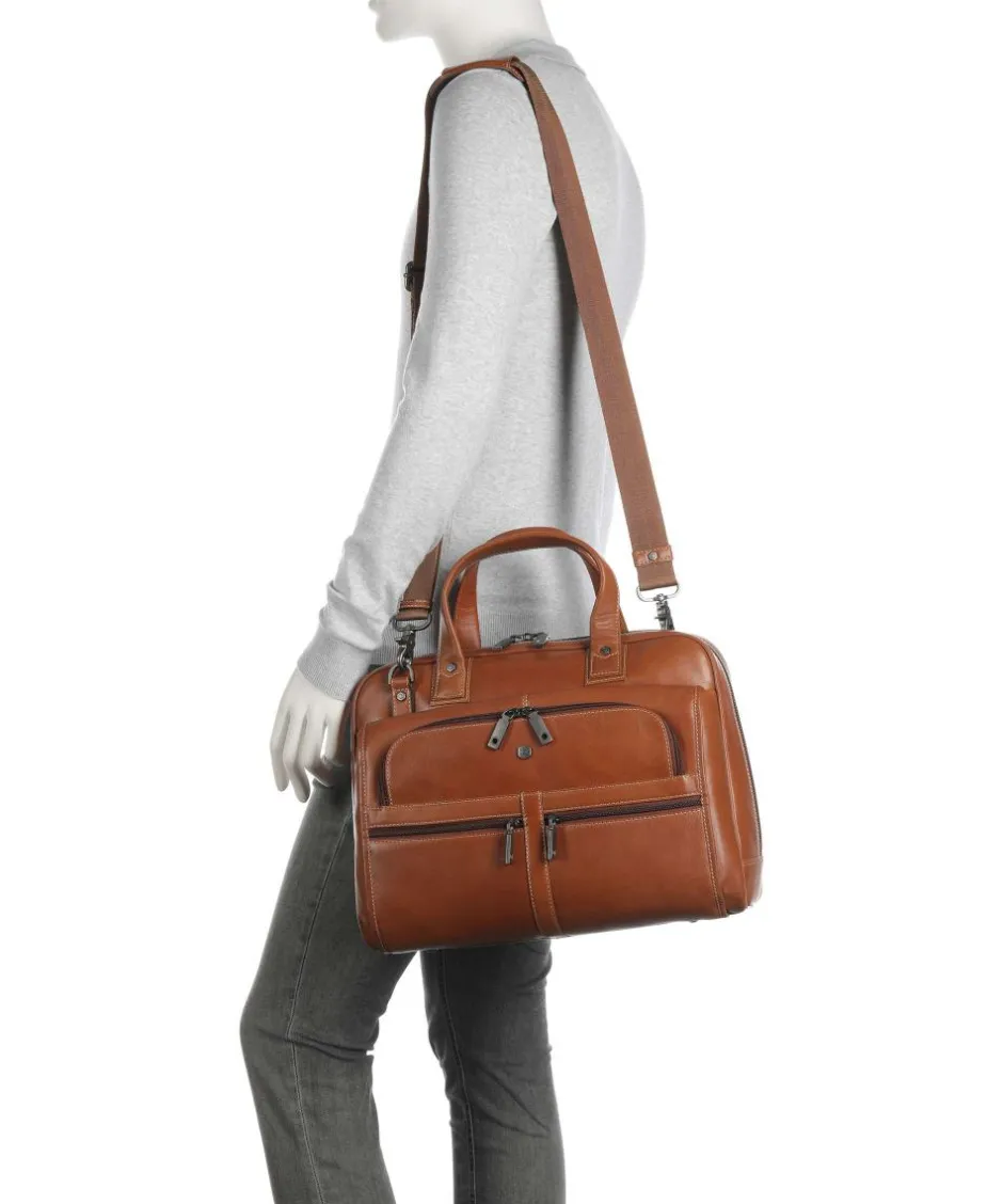 Jekyll & Hide Business- & Laptop Bags-Montana Briefcase 15″ fine grain cow leather