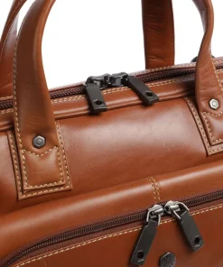 Jekyll & Hide Business- & Laptop Bags-Montana Briefcase 15″ fine grain cow leather