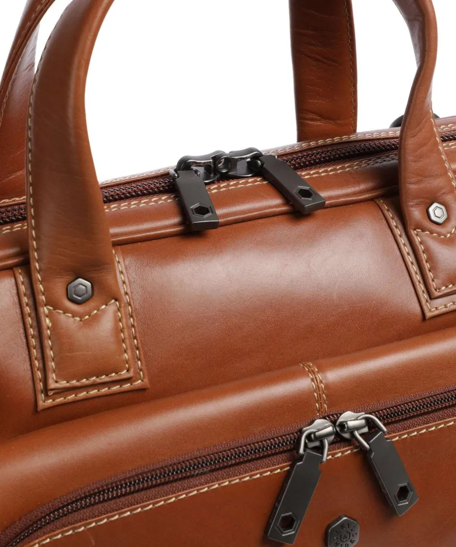 Jekyll & Hide Business- & Laptop Bags-Montana Briefcase 15″ fine grain cow leather