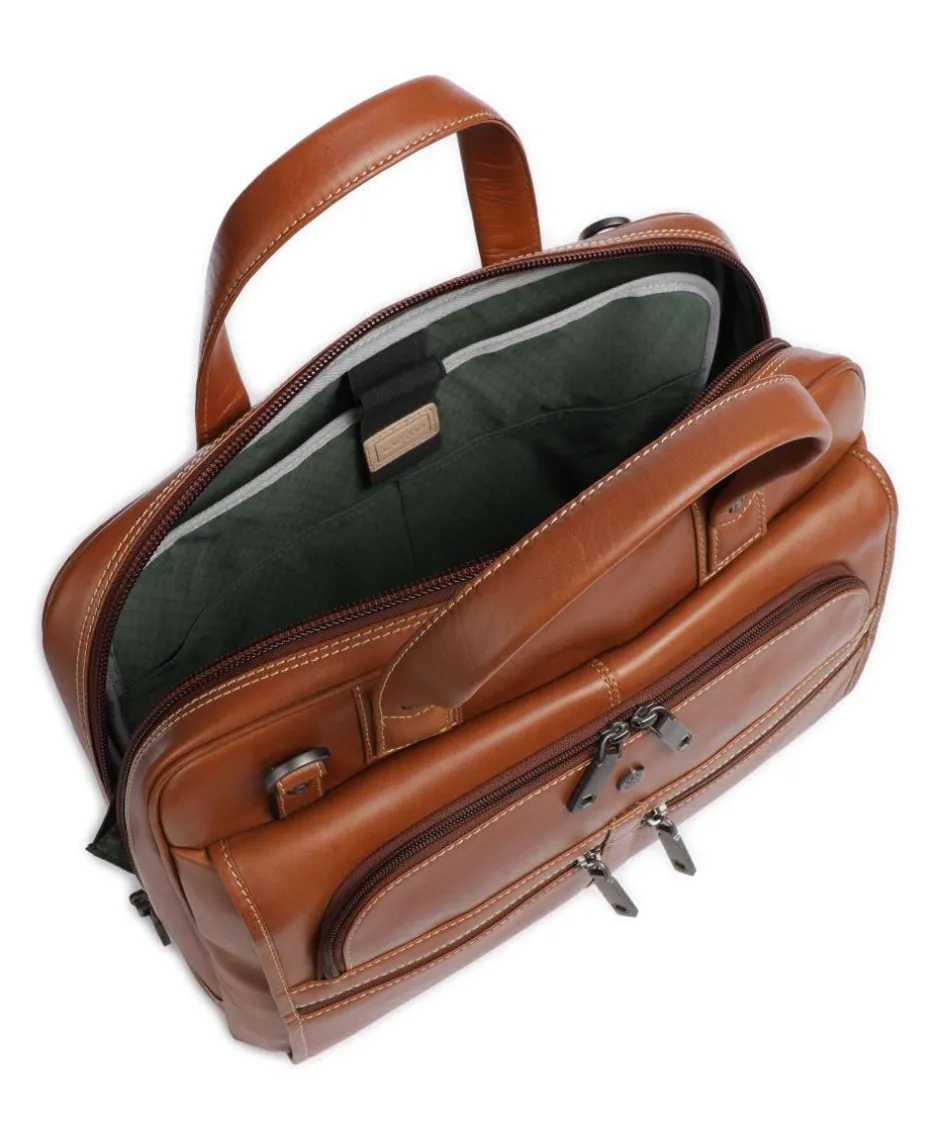 Jekyll & Hide Business- & Laptop Bags-Montana Briefcase 15″ fine grain cow leather
