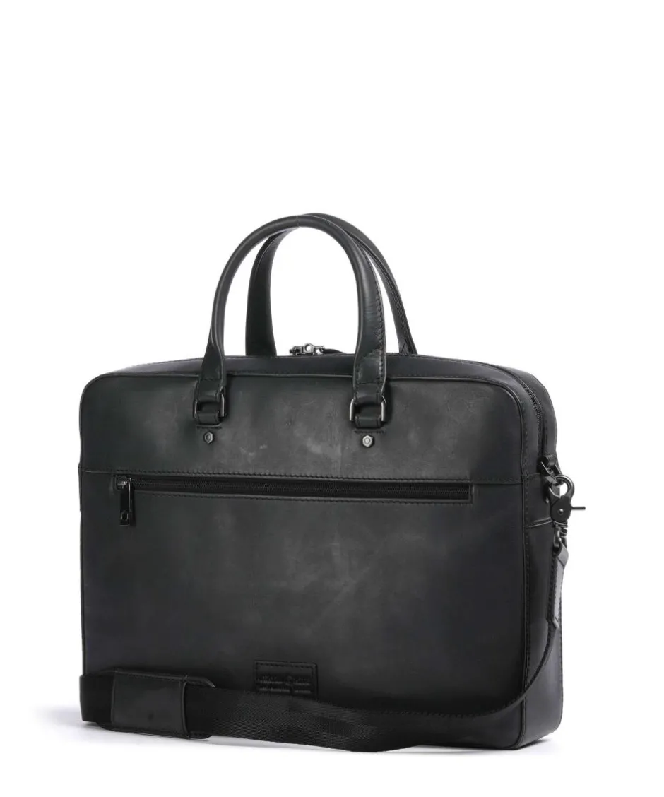 Jekyll & Hide Business- & Laptop Bags-Montana Briefcase 15″ fine grain cow leather