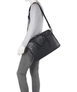 Jekyll & Hide Business- & Laptop Bags-Montana Briefcase 15″ fine grain cow leather