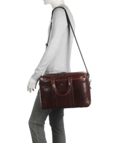 Jekyll & Hide Business- & Laptop Bags-Montana Briefcase 15″ fine grain cow leather