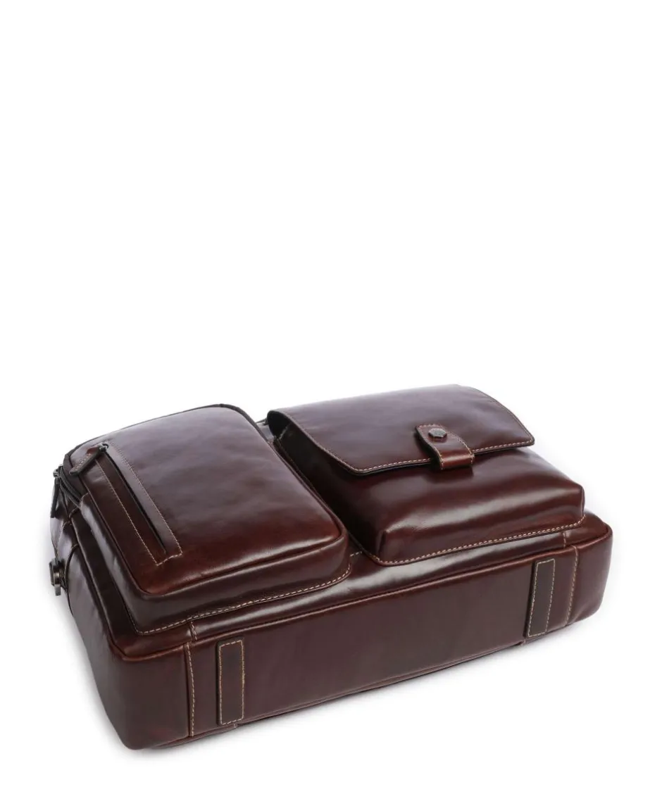 Jekyll & Hide Business- & Laptop Bags-Montana Briefcase 15″ grained cow leather