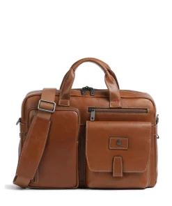 Jekyll & Hide Business- & Laptop Bags-Montana Briefcase 15″ grained cow leather