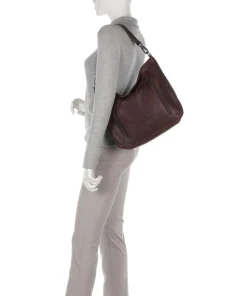 Jack Kinsky Shoulder Bags|Hobo Bags-Montreal 24N Hobo bag grained leather