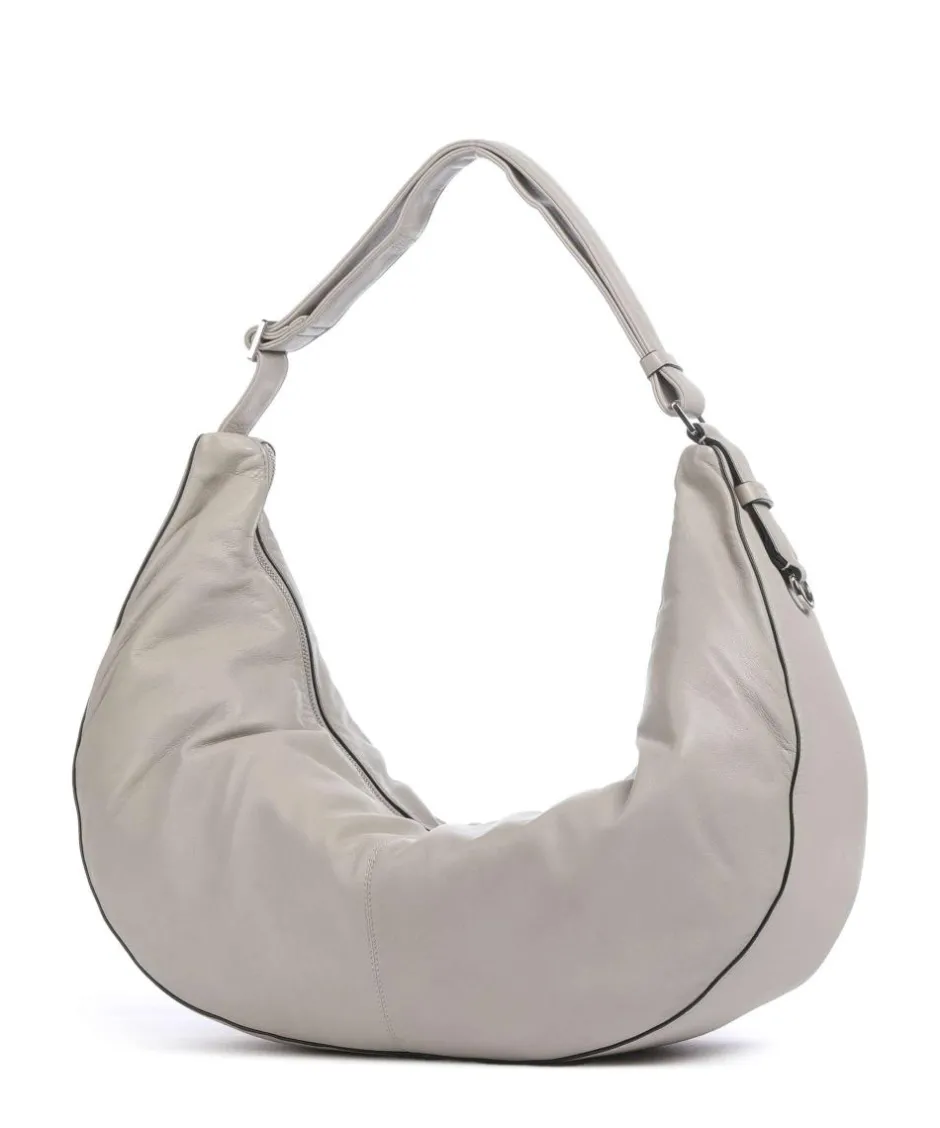 Liebeskind Shoulder Bags|Hobo Bags-Moon Sheep Natural L Hobo bag sheepskin leather