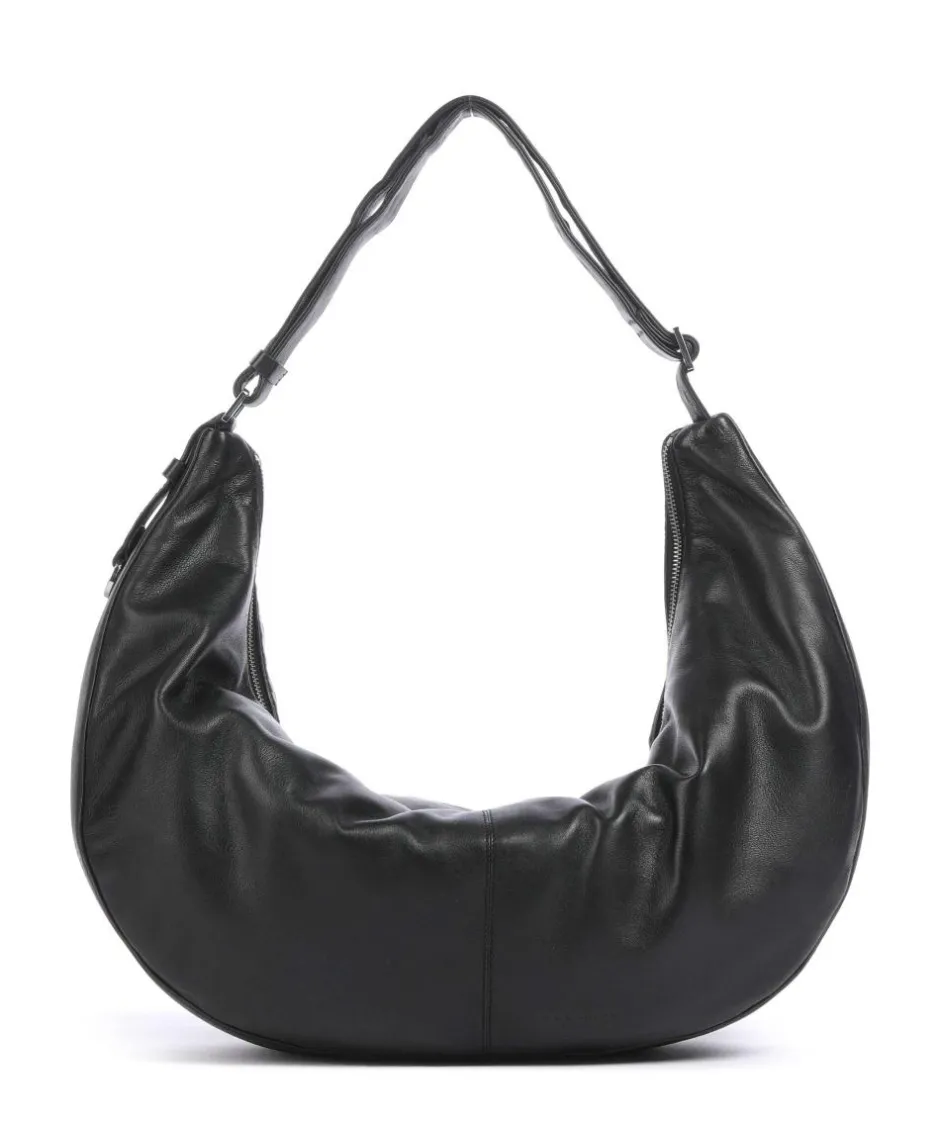 Liebeskind Shoulder Bags|Hobo Bags-Moon Sheep Natural L Hobo bag sheepskin leather