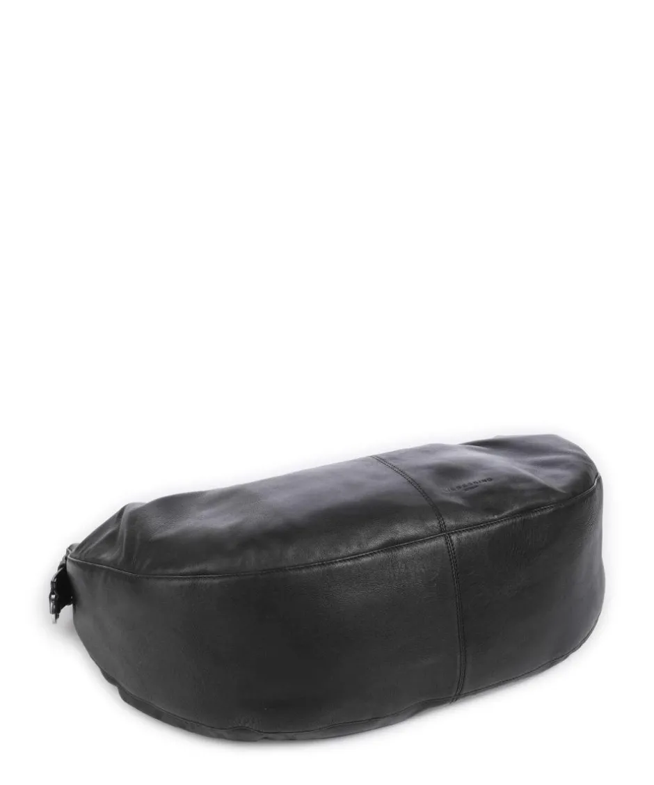 Liebeskind Shoulder Bags|Hobo Bags-Moon Sheep Natural L Hobo bag sheepskin leather