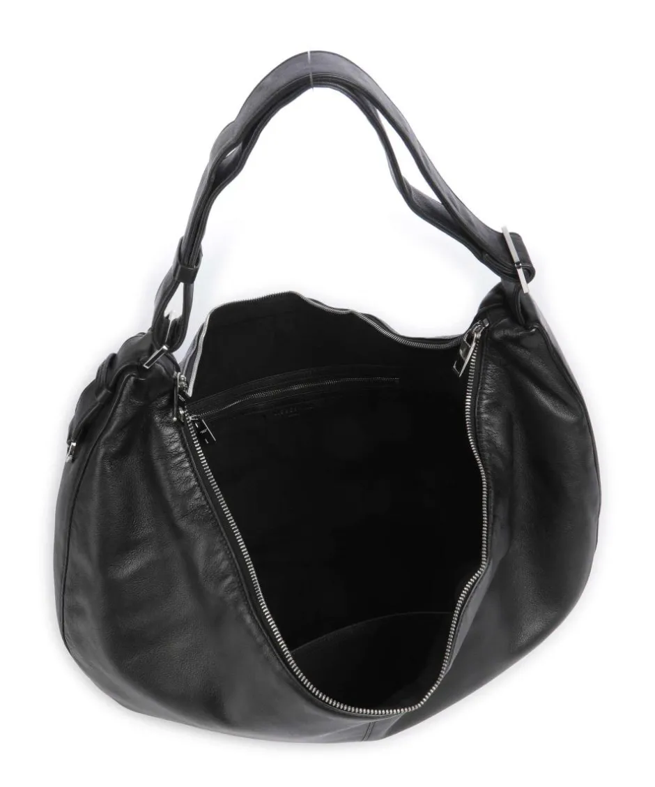 Liebeskind Shoulder Bags|Hobo Bags-Moon Sheep Natural L Hobo bag sheepskin leather