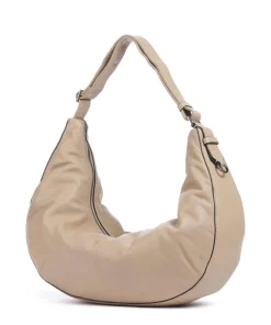 Liebeskind Shoulder Bags|Hobo Bags-Moon Sheep Natural L Hobo bag sheepskin leather