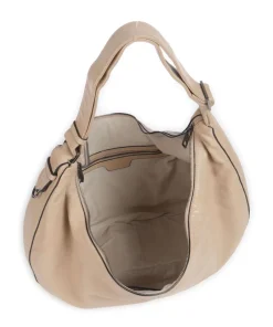 Liebeskind Shoulder Bags|Hobo Bags-Moon Sheep Natural L Hobo bag sheepskin leather