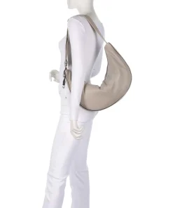 Liebeskind Shoulder Bags|Hobo Bags-Moon Sheep Natural M Hobo bag sheepskin leather