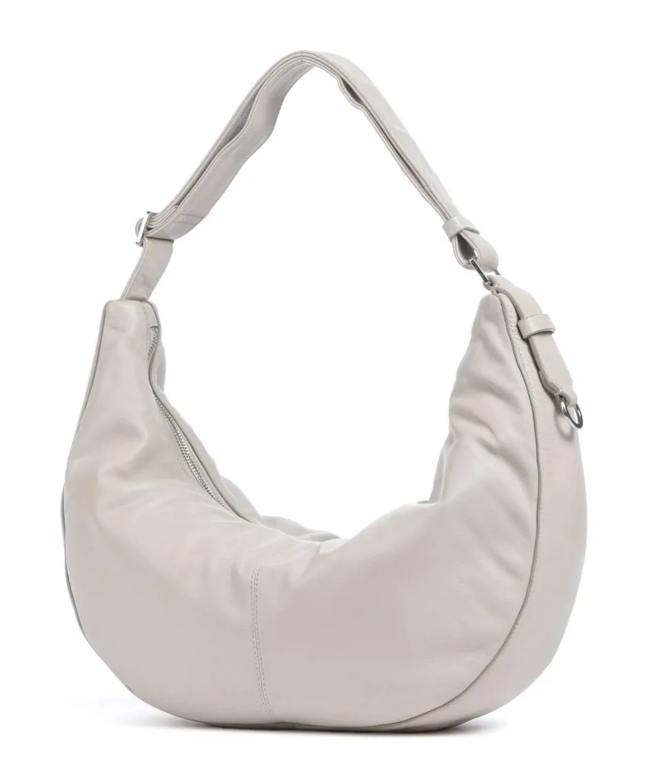 Liebeskind Shoulder Bags|Hobo Bags-Moon Sheep Natural M Hobo bag sheepskin leather