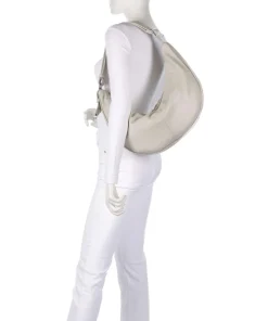 Liebeskind Shoulder Bags|Hobo Bags-Moon Sheep Natural M Hobo bag sheepskin leather