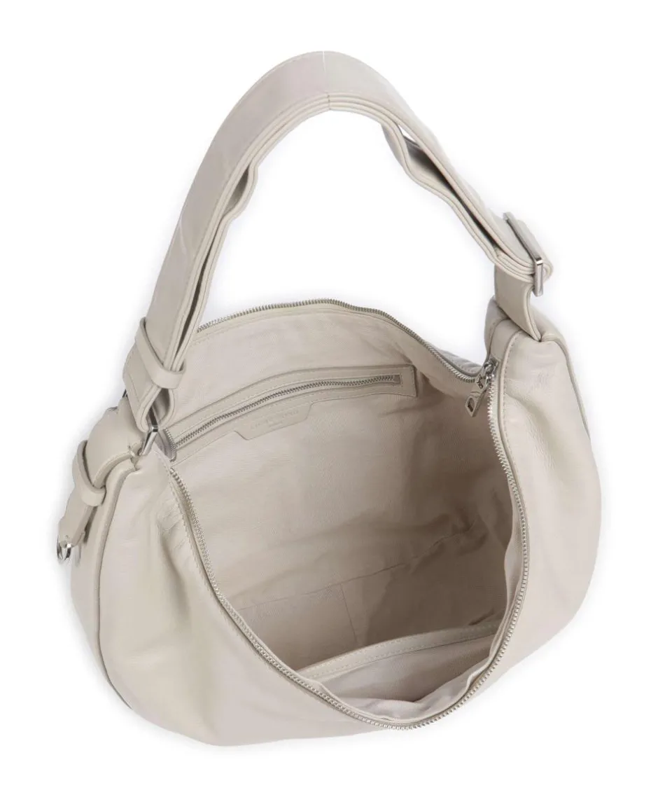 Liebeskind Shoulder Bags|Hobo Bags-Moon Sheep Natural M Hobo bag sheepskin leather