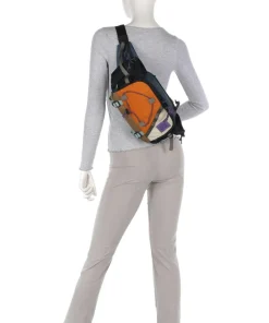 Topo Designs Fanny Packs|Crossbody Bags-Mountain Hydro Fanny pack recycled ripstop nylon