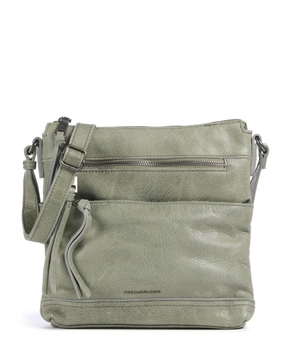 FredsBruder Crossbody Bags-My old Friend Crossbody bag grained leather