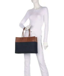 Coccinelle Tote Bags-Myrtha Denim Tote bag cotton